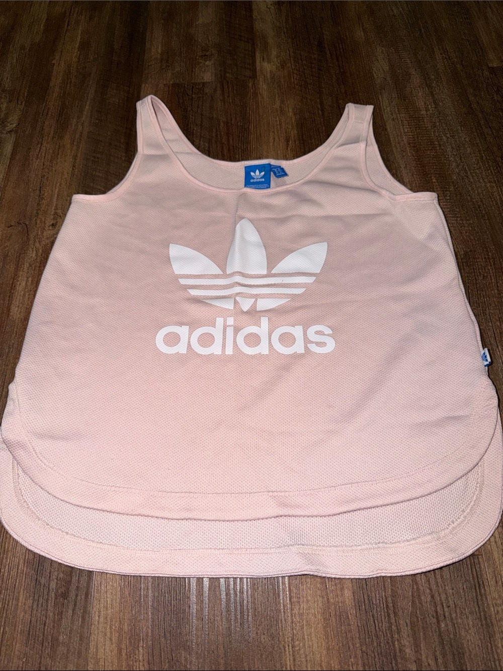 Adidas Originals Mesh Jersey Tank Pink Size M